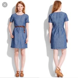 Madewell Chambray Songbird Dress. size 2.